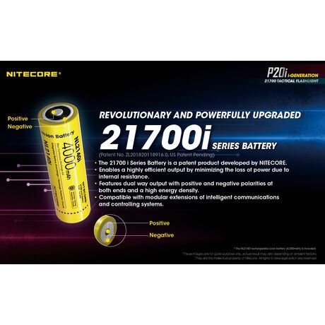 ΦΑΚΟΣ LED NITECORE PRECISE P20i, Tactical, Strobe Ready
