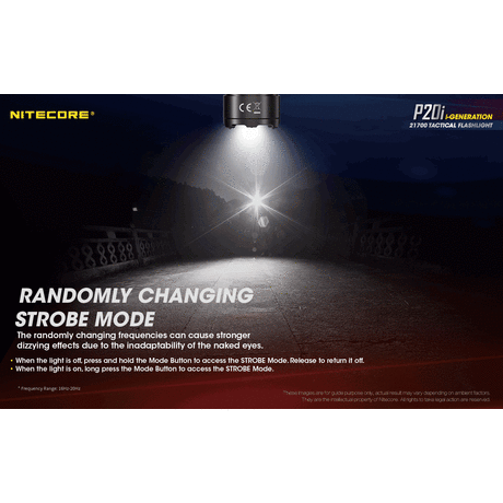 ΦΑΚΟΣ LED NITECORE PRECISE P20i, Tactical, Strobe Ready