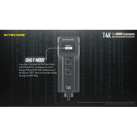 ΦΑΚΟΣ LED NITECORE T4K, 4000lumens