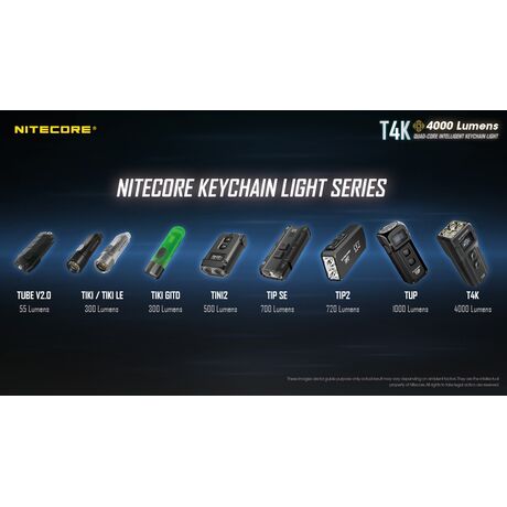 ΦΑΚΟΣ LED NITECORE T4K, 4000lumens