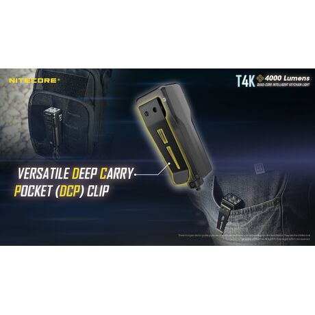 ΦΑΚΟΣ LED NITECORE T4K, 4000lumens