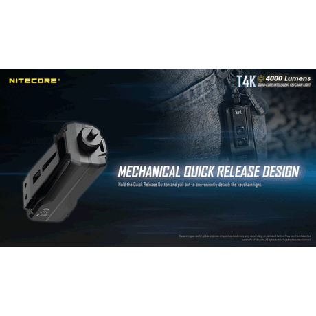 ΦΑΚΟΣ LED NITECORE T4K, 4000lumens