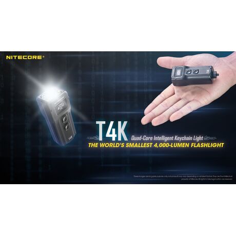 ΦΑΚΟΣ LED NITECORE T4K, 4000lumens