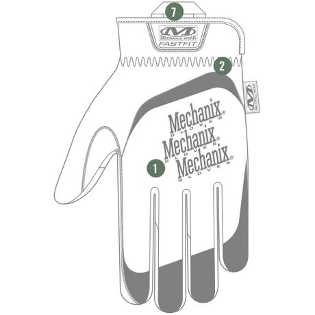 ΓΑΝΤΙΑ MECHANIX, Fastfit, Coyote, LG ΓΑΝΤΙΑ MECHANIX, Fastfit, Coyote, LG