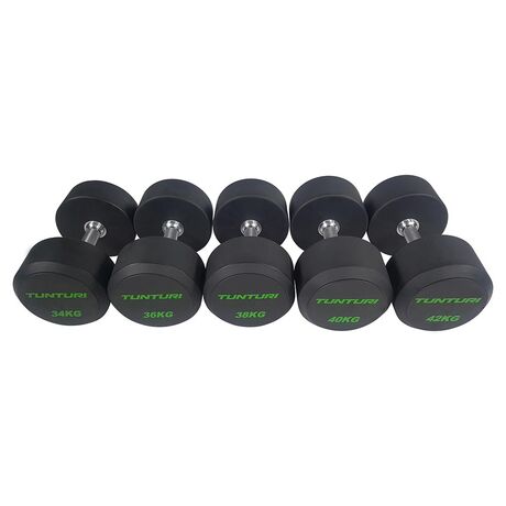 Tunturi Σετ 5 ζεύγη αλτήρων 34 έως 42kg PRO PU