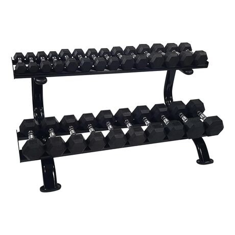 Tunturi Dumbbell Rack Βάση Εξάγωνων Αλτήρων δύο επιπέδων