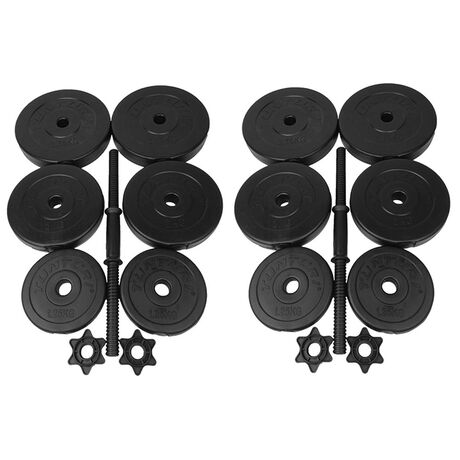 Tunturi Σετ 2 αλτήρων 15kg Βινυλίου