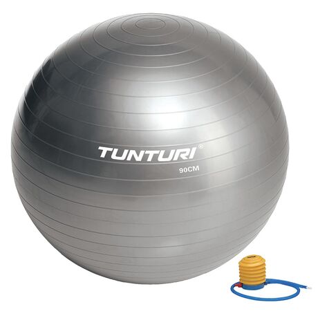 Tunturi Μπάλα Γυμναστικής 90cm Ασημί