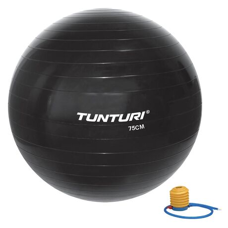 Tunturi Μπάλα Γυμναστικής 75cm Μαύρη