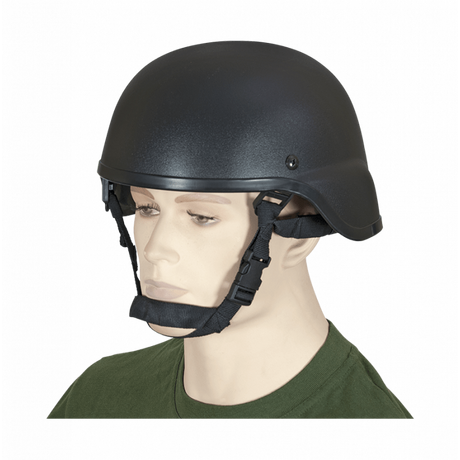 Κράνος PVC για Airsoft, Μαύρο, One size