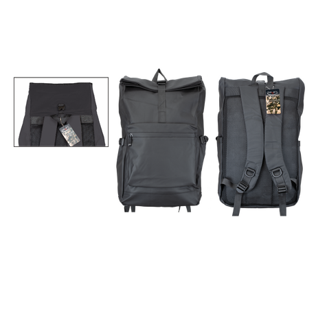 Σακίδιο πλάτης Barbaric black folding rucksack Σακίδιο πλάτης Barbaric black folding rucksack