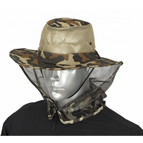 ΚΑΠΕΛΟ BOONIE, Brown Camo, Mosquito Net ΚΑΠΕΛΟ BOONIE, Brown Camo, Mosquito Net