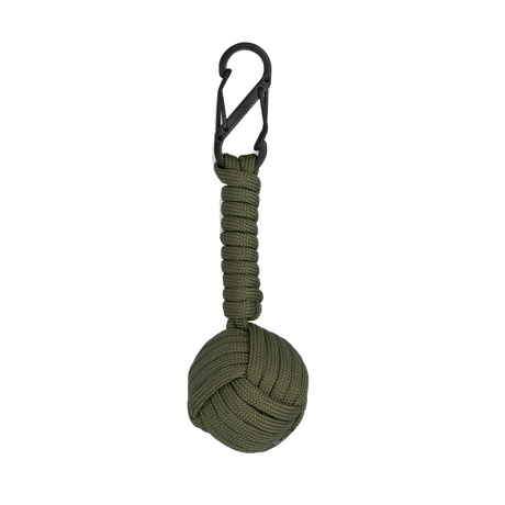 ΜΠΡΕΛΟΚ Albainox Double carabiner with paracord ball, Green