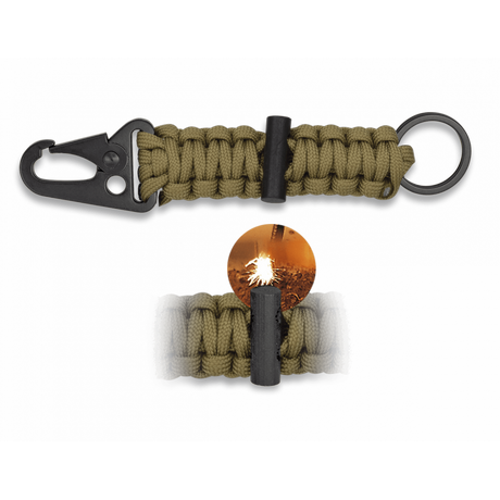 ΜΠΡΕΛΟΚ PARACORD Albainox, Barbaric, με πυρόλυθο, COYOTE ΜΠΡΕΛΟΚ PARACORD Albainox, Barbaric, με πυρόλυθο, COYOTE
