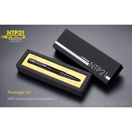 Tactical Pen NITECORE NTP21, Multifanctional