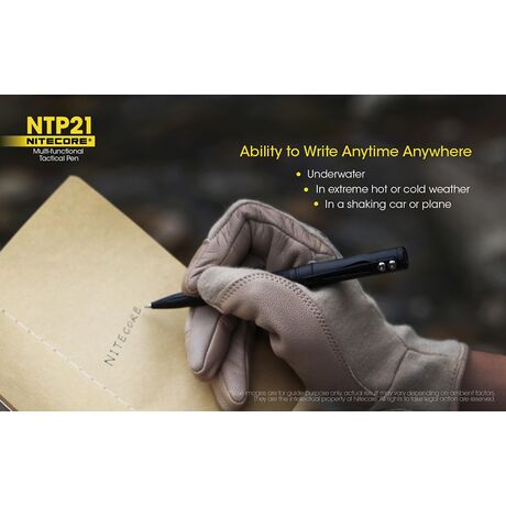 Tactical Pen NITECORE NTP21, Multifanctional