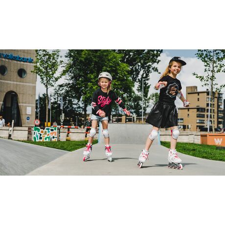 Nijdam Inline Skates Ρυθμιζόμενα "White Wedge"