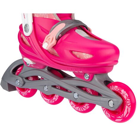 Nijdam Inline Skates Ρυθμιζόμενα 3-σε-1 "Floral Switch" Nijdam Inline Skates Ρυθμιζόμενα 3-σε-1 "Floral Switch"