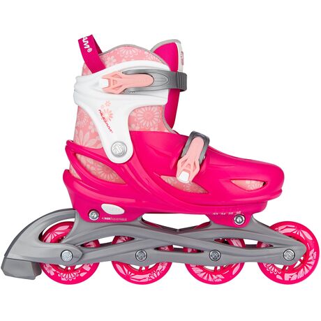 Nijdam Inline Skates Ρυθμιζόμενα 3-σε-1 "Floral Switch"