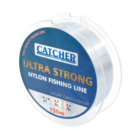 Πετονιά Γκρί Catcher Κωδ. 71245 150m/0.30mm/6.6kg Πετονιά Γκρί Catcher Κωδ. 71245 150m/0.30mm/6.6kg