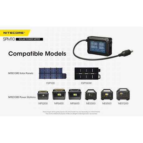 SOLAR POWER METER NITECORE SPM10