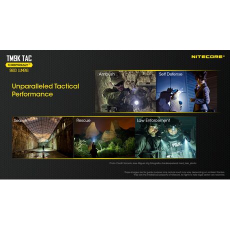 ΦΑΚΟΣ LED NITECORE TM9KTAC, 9800 Lumens