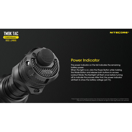 ΦΑΚΟΣ LED NITECORE TM9KTAC, 9800 Lumens