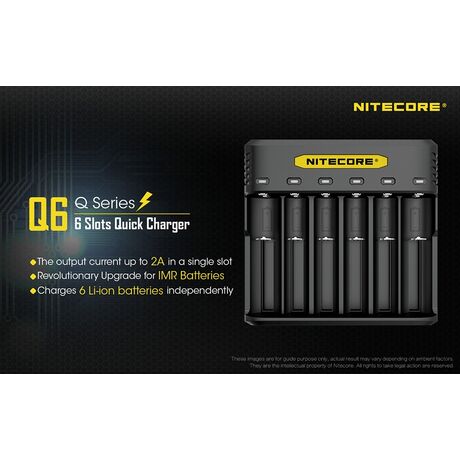 ΦΟΡΤΙΣΤΗΣ NITECORE Q6, Quick charger, 2A,24w