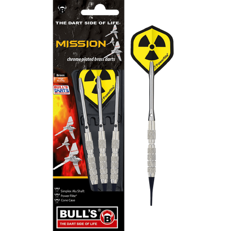 ΒΕΛΑΚΙΑ DART BULL'S, SOFT Darts, Mission, 18gr ΒΕΛΑΚΙΑ DART BULL'S, SOFT Darts, Mission, 18gr