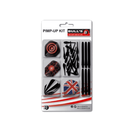 Σετ Φτερά, Πλαστικοί Κορμοί και Μύτρες, BULL's Pimp-Up Kit Σετ Φτερά, Πλαστικοί Κορμοί και Μύτρες, BULL's Pimp-Up Kit