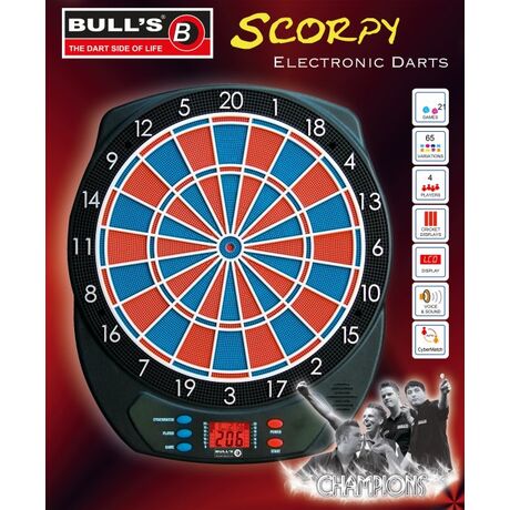 ΣΤΟΧΟΣ DART BULL'S Scorpy Elektronic Dartboard ΣΤΟΧΟΣ DART BULL'S Scorpy Elektronic Dartboard