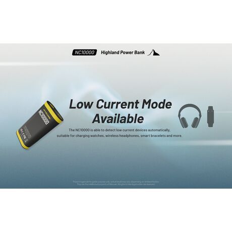 POWER BANK NITECORE NC10000+USB-C cable