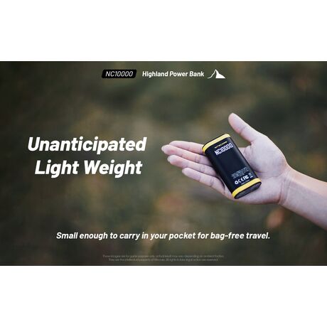 POWER BANK NITECORE NC10000+USB-C cable