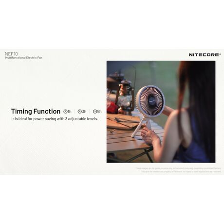 ΑΝΕΜΙΣΤΗΡΑΣ ΠΟΛΥΧΡΗΣΤΙΚΟΣ NITECORE NEF10 Grey
