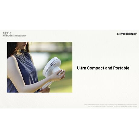 ΑΝΕΜΙΣΤΗΡΑΣ ΠΟΛΥΧΡΗΣΤΙΚΟΣ NITECORE NEF10 Grey