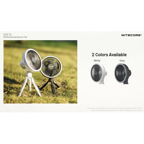 ΑΝΕΜΙΣΤΗΡΑΣ ΠΟΛΥΧΡΗΣΤΙΚΟΣ NITECORE NEF10 Grey