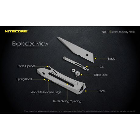 Titanium Utility Knife - NTK10 Titanium Utility Knife - NTK10