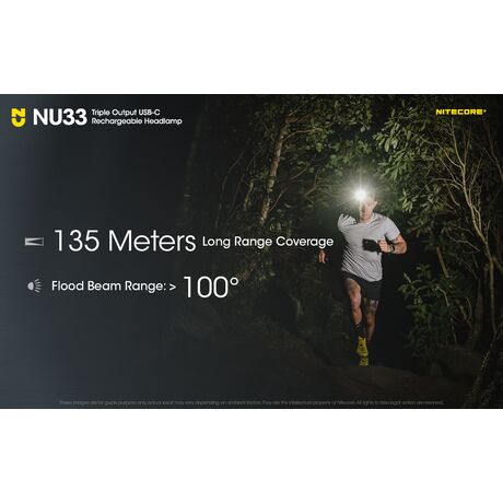 ΦΑΚΟΣ LED NITECORE HEADLAMP NU33