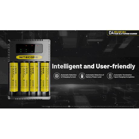 ΦΟΡΤΙΣΤΗΣ NITECORE Ci4, Τεσσάρων Θέσεων