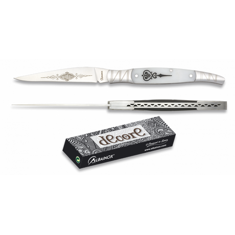 ΣΟΥΓΙΑΣ Albainox Decore penknife. White. Blade 9, 19985 ΣΟΥΓΙΑΣ Albainox Decore penknife. White. Blade 9, 19985