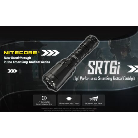 ΦΑΚΟΣ LED NITECORE SMART RING SRT6i, 2100 Lumens