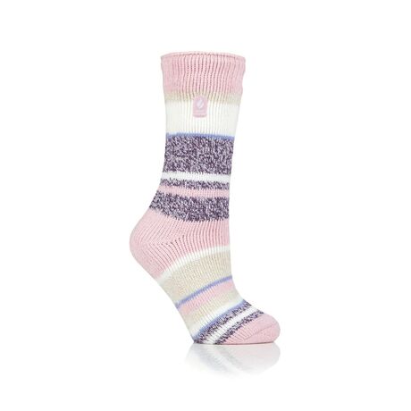 H.H.LADIES SOCKS ORIGINAL MULTI STRIPE PLUM 5411 H.H.LADIES SOCKS ORIGINAL MULTI STRIPE PLUM 5411