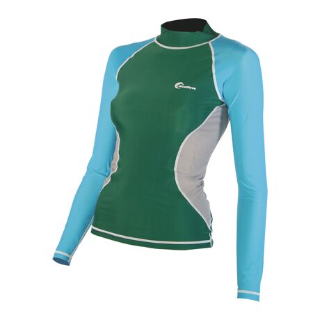 RASH GUARD LYCRA ΓΥΝAIKEIO ΜΑΚΡΥΜΑΝΙΚΟ ΠΡΑΣΙΝΟ XL