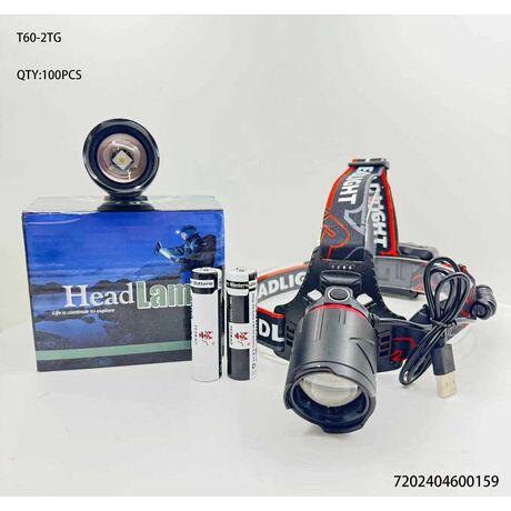 Φακός κεφαλής LED - FA-T60-2TG - 460015 Φακός κεφαλής LED - FA-T60-2TG - 460015