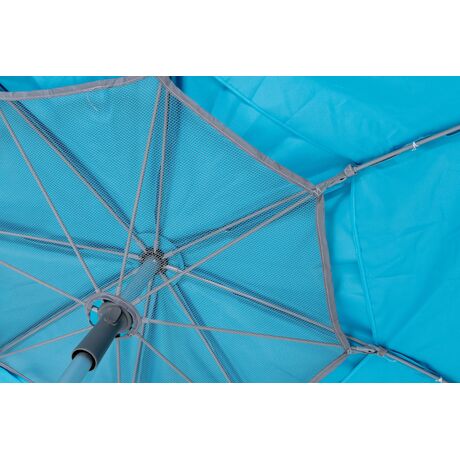 Ομπρέλα Παραλίας Αλουμινίου Escape 2,2m PE 180gsm UPF50+ Γαλάζιο 12000 Ομπρέλα Παραλίας Αλουμινίου Escape 2,2m PE 180gsm UPF50+ Γαλάζιο 12000