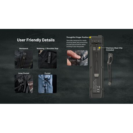 ΦΑΚΟΣ LED NITECORE EDC25, 3000Lumens