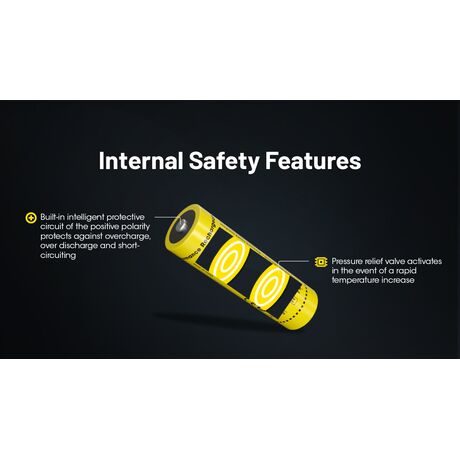 ΜΠΑΤΑΡΙΑ NITECORE 21700/ 6000mAh / HP (τιμή τεμαχίου)