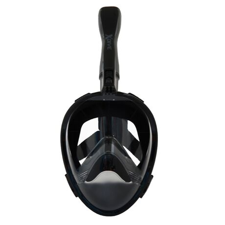 ΜΑΣΚΑ FULLFACE CRYSTAL PVC BAG ΜΑΥΡΟ/ΜΑΥΡΟ S/M