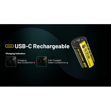 ΜΠΑΤΑΡΙΑ NITECORE NL1816R, 1600ma