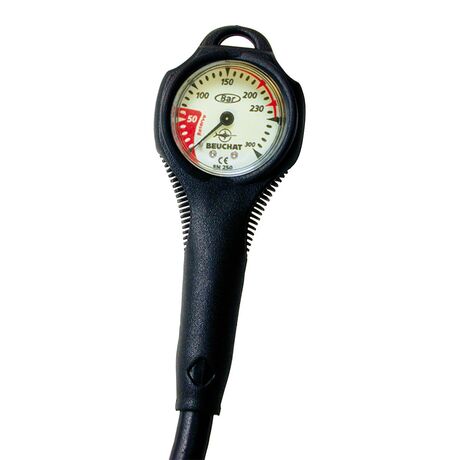 BEUCHAT underwater pressure gauge with hose 300 bars